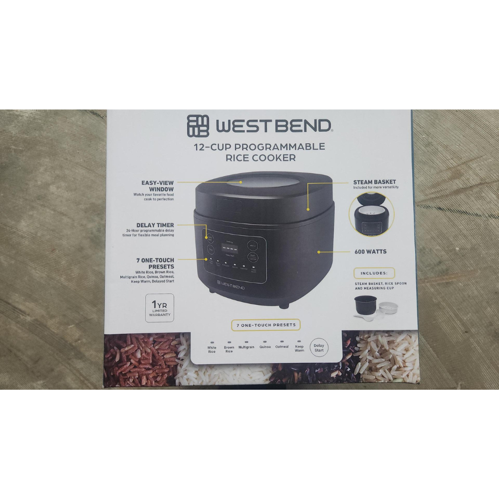 West Bend 12-Cup Multi-Function Rice Cooker
