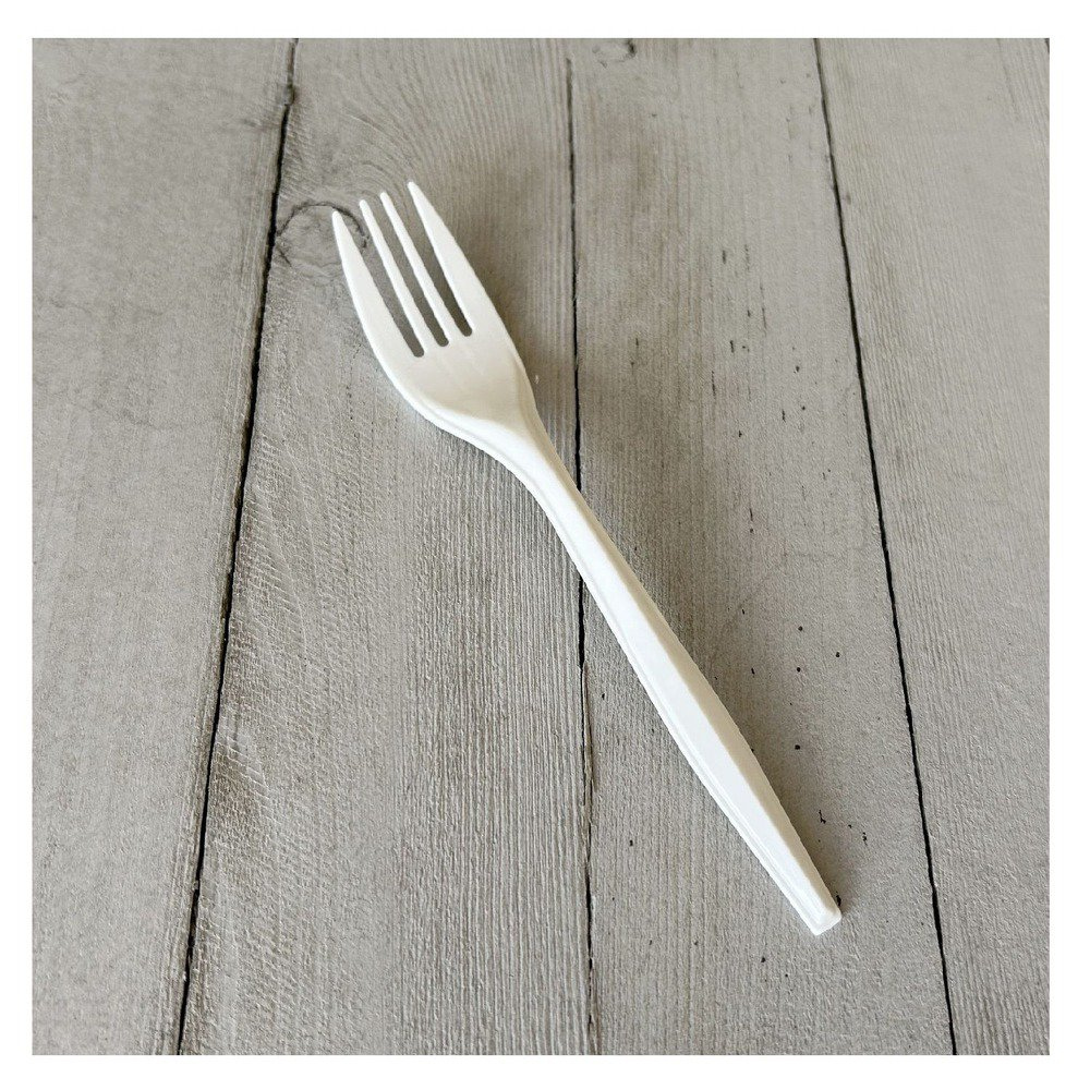 Boardwalk White Plastic Forks 600count