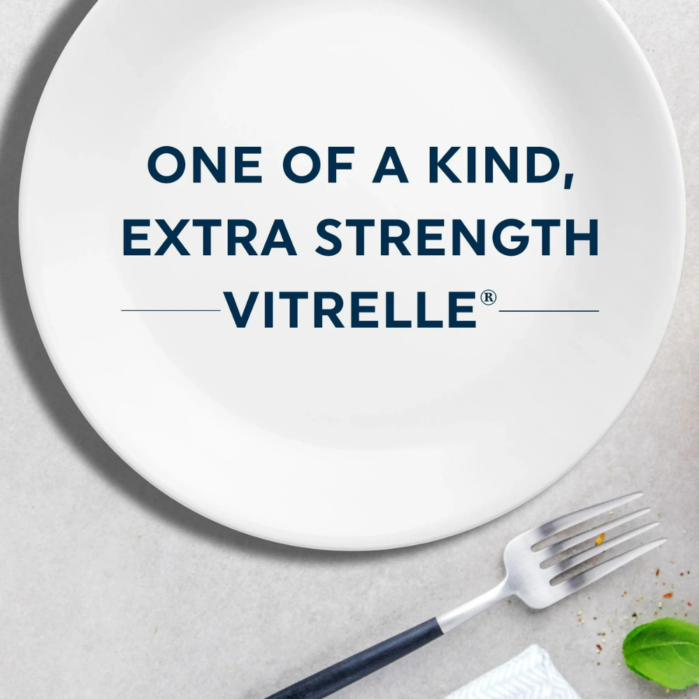 Corelle Winter Frost White Bread Plates Set (6-Pack) | 6.75” Lightweight Glass Dessert & Side Plates