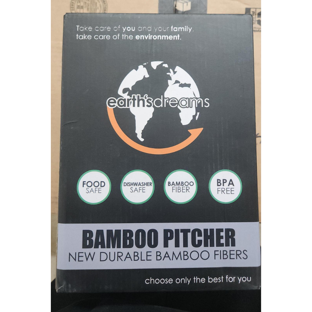 Earth’s Dreams BPA‑Free Lightweight Water Pitcher – Durable Drink Dispenser