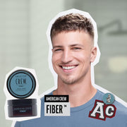 American Crew Fiber Hair Styling Cream, High Hold & Low Shine, 3 oz