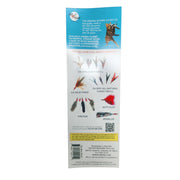 GoCat Da Bird Feather Cat Toy Refill – Handmade Interactive Cat Teaser Attachment, 1 Pack