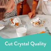 Chinet Crystal Premium Clear Plastic Dessert Plates, 7 Inch – 30 Count