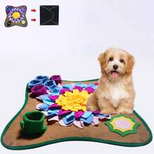 Colorful Interactive Pet Snuffle Mat for Dogs & Cats, 19.6 Inch