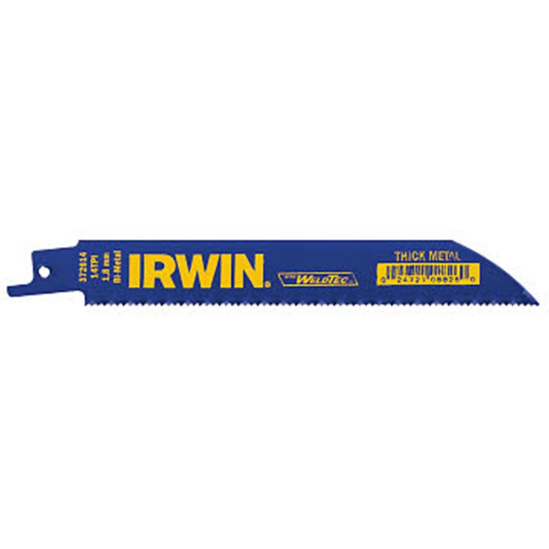 IRWIN 372614B Reciprocating Saw Blades 6" 14 TPI Bi-Metal | Professional Cutting Blades