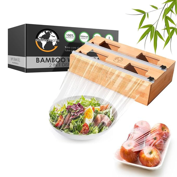 Earth's Dreams Bamboo Wrap Organizer - Countertop Storage Solution