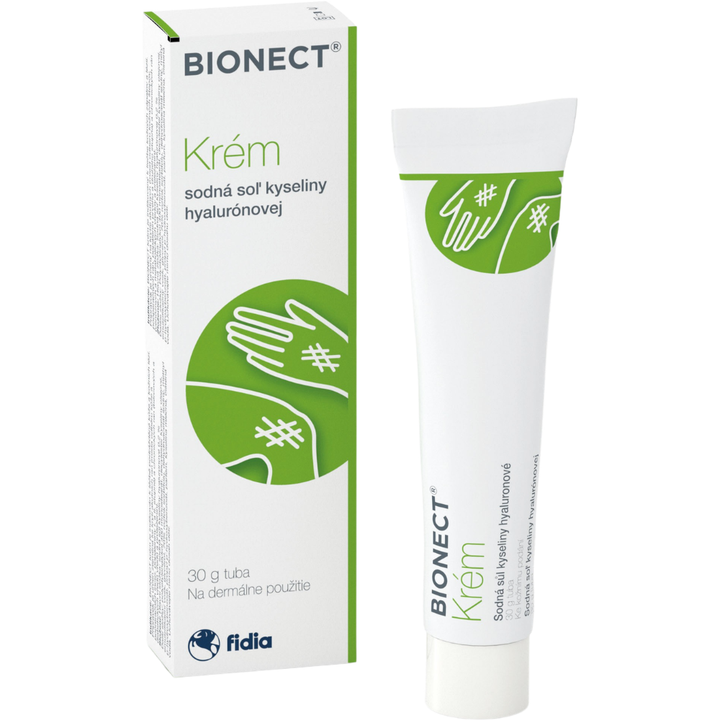 BIONECT Hyaluronic Acid Cream 30g | Moisturizing Skincare Cream with Sodium Hyaluronate | Hydrating Formula by Fidia