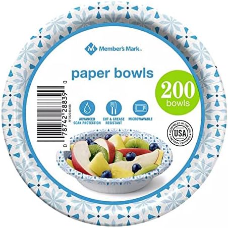 Member's Mark Soup/Salad Paper Bowls