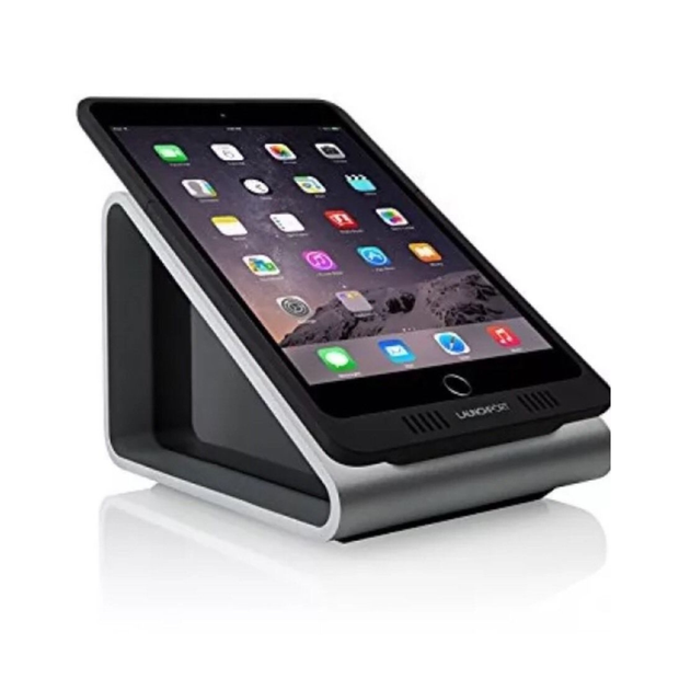 IPort LaunchPort BaseStation Wireless Charging Stand + AC Power Adapter – Black | iPad Wireless Charging Dock
