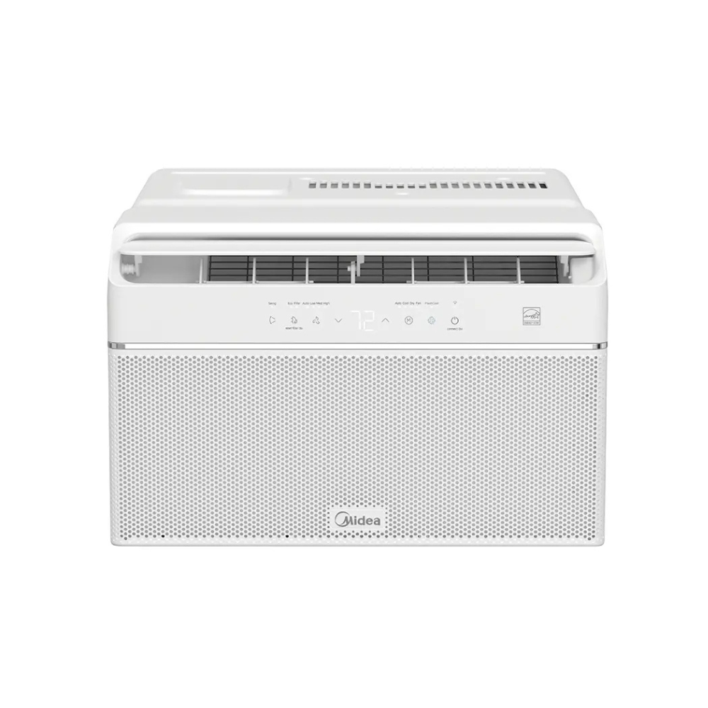 8,000 BTU 115-Volt U Plus Shaped Smart Inverter Window Air Conditioner with Wi-Fi – Covers Up to 350 Sq. Ft., Energy Star Certified