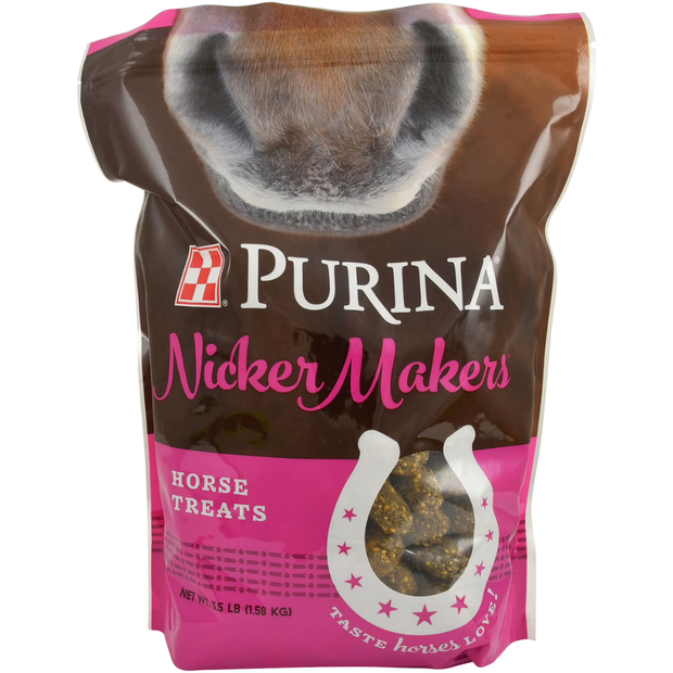 Purina Nicker Makers Horse Treats (6 Pack) 3.5lb | Equine Treats by Purina Animal Nutrition