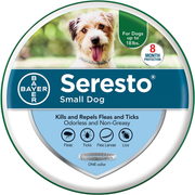 (2 pack) Seresto Flea & Tick Collar For Dogs Up to 18 lbs., Vet-Recommended, 8 Month Protection
