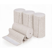 Naltars 4 Pack Cotton Elastic Bandage | Ace Wrap with Velcro 4 Inch Hook and Loop Closure | Reusable Compression Bandage