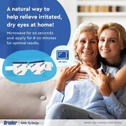 Bruder Moist Heat Eye Compress – Microwave Activated Reusable Eye Mask