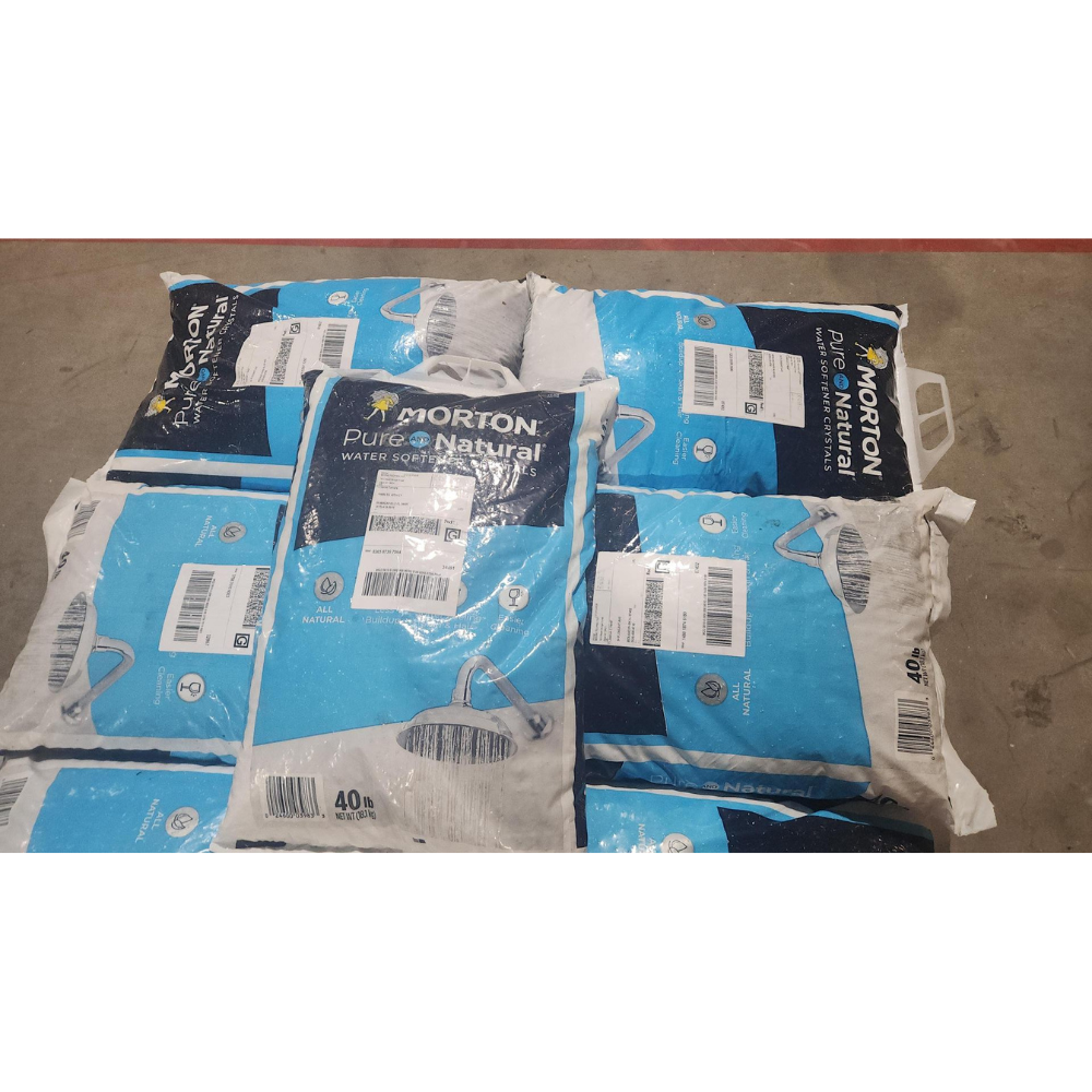 Pure and Natural Water Softener Salt Crystals - 40lbs - Morton