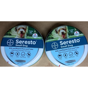 (2 pack) Seresto Flea & Tick Collar For Dogs Up to 18 lbs., Vet-Recommended, 8 Month Protection
