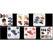 Large Hair Claw Clips Set– Strong Hold, Matte Finish, Assorted Colours | Women's Hair Accessorie