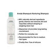 Aveda Shampure Nurturing Shampoo – 8.5 fl oz (250 mL), Gentle Daily Hair Cleanser