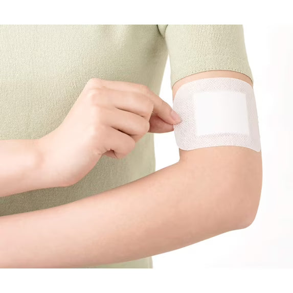 Dukal Island Dressing 4" x 4" | 25 Pack Sterile Adhesive Wound Dressings with Non-Adherent Pad | Latex-Free, Single-Use