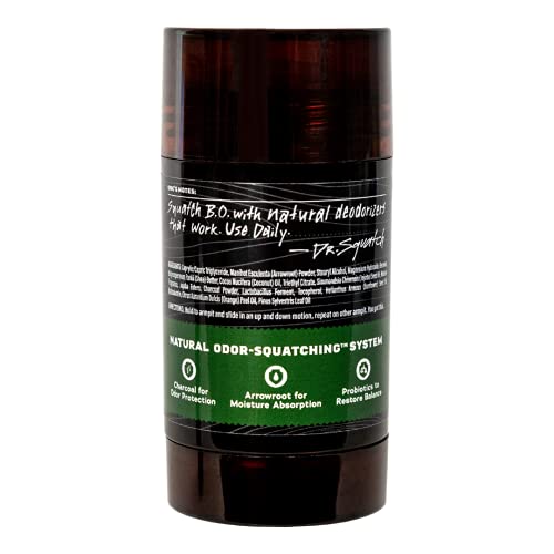 Dr. Squatch Pine Tar Natural Deodorant, Aluminum-Free, 2.65 oz