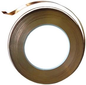 Studio Pro 7/32" Black-Lined Copper Foil Tape – 36 Yards, Stained Glass Foiling Tape, Easy-Pull Dispenser