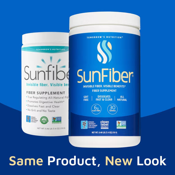 Tomorrow’s Nutrition Sunfiber Prebiotic Soluble Fiber Powder – Unflavored, 7.4 oz