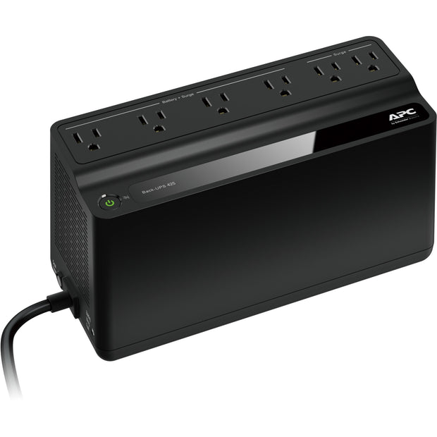 APC Back-UPS BE425M 425VA 255W Battery Backup & Surge Protector – 6 Outlets – Box Condition 6/10