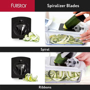 Fullstar 4-in-1 Chopper Plus Vegetable Chopper, Slicer & Spiralizer with Container – White – Box Condition 8/10