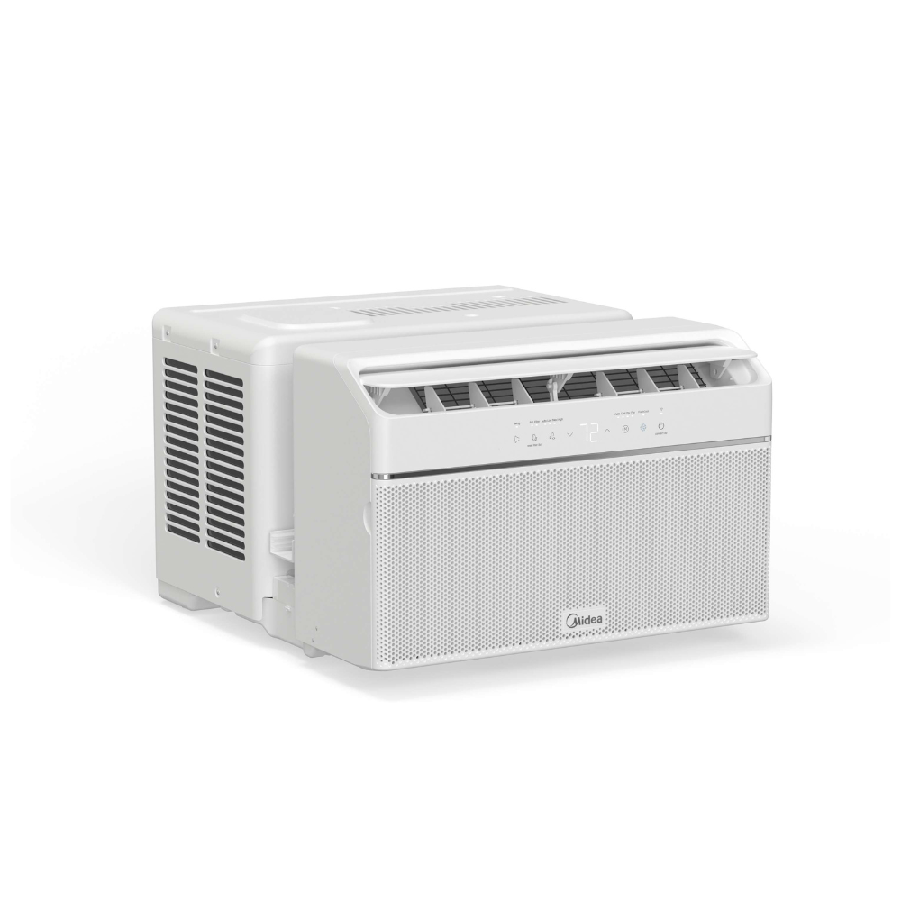 8,000 BTU 115-Volt U Plus Shaped Smart Inverter Window Air Conditioner with Wi-Fi – Covers Up to 350 Sq. Ft., Energy Star Certified
