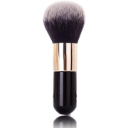 Large Soft Face Makeup Brush for Foundation & Blush – 1 Piece, Soft Bristles, Black & Gold Handle | Kabuki Blending Brush
