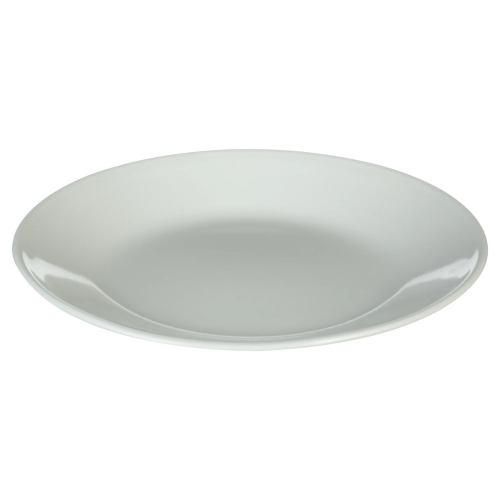 Corelle Winter Frost White Bread Plates Set (6-Pack) | 6.75” Lightweight Glass Dessert & Side Plates