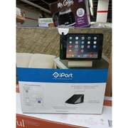 IPort LaunchPort BaseStation Wireless Charging Stand + AC Power Adapter – Black | iPad Wireless Charging Dock