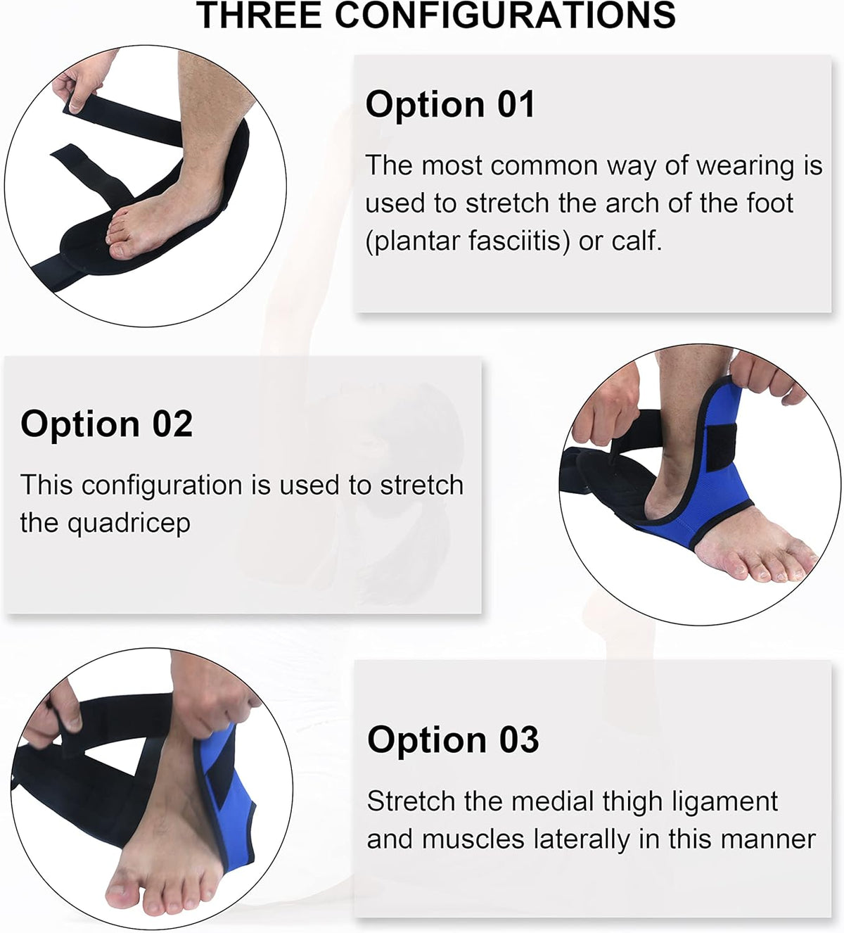 Adjustable Calf & Foot Stretcher Strap – Deep Stretch for Flexibility & Mobility