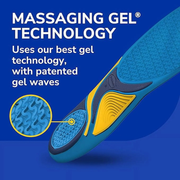 Dr. Scholl's Energizing Comfort Women's Insoles – Massaging Gel, Triple Gel, Shock Absorbing, Arch Support