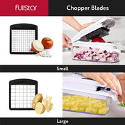 Fullstar 4-in-1 Chopper Plus Vegetable Chopper, Slicer & Spiralizer with Container – White – Box Condition 8/10