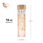 Pinky Up Blair Loose Leaf Tea Infuser Tumbler, Travel Mug, 16oz