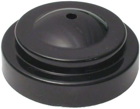 Plastic Desk Base for 4x6 Inch Miniature Flag – 1-Hole Black Stand