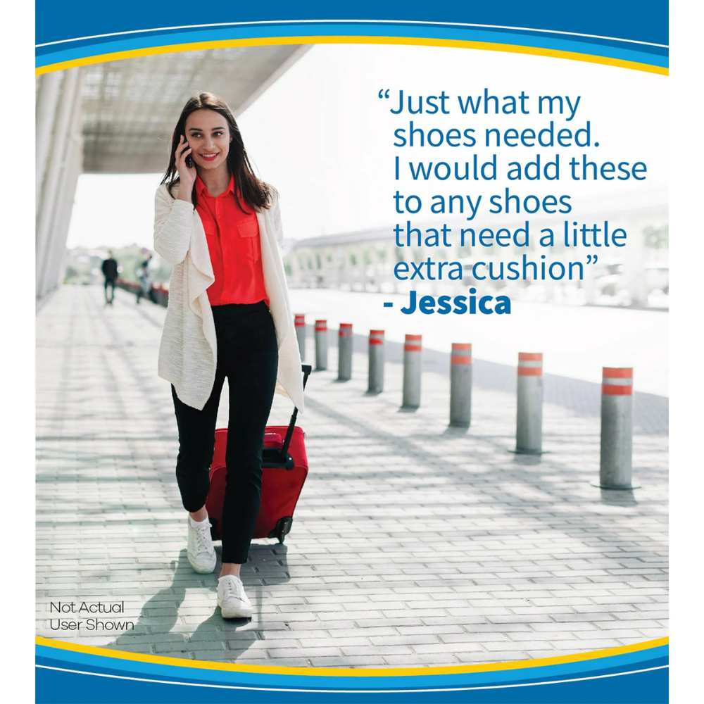 Dr. Scholl’s Air-Pillo Comfort Insoles | Ultra-Soft Cushioning Foam Inserts, Trim-to-Fit, Unisex 1 Pair
