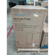 NewAir Premium Stainless Steel 126 Can Beverage Refrigerator
