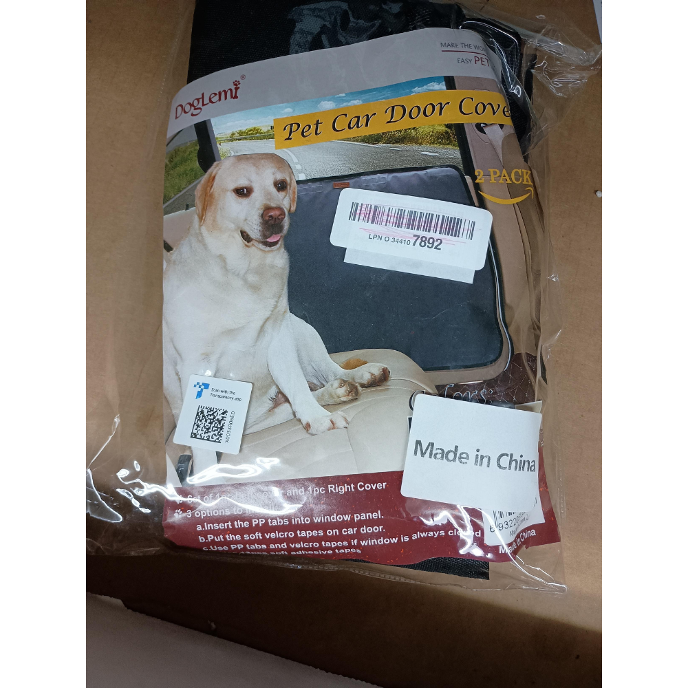 DogLemi Waterproof Pet Car Door Cover for Pets (2 Pack)