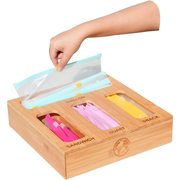 Earth's Dream Bamboo Ziplock Bag Organizer