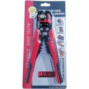 3-in-1 Wire Stripper & Crimper Tool with Adjustable Rotary Switch (Red)