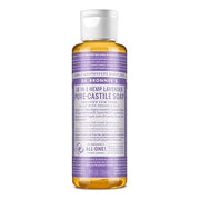 Dr. Bronner's Pure-Castile Liquid Soap Lavender 4 oz – Plant-Based Multi-Purpose Soap