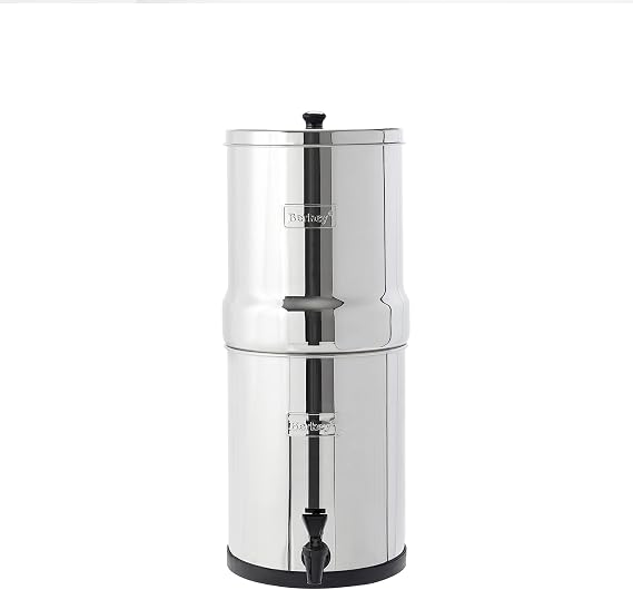 Travel Berkey 1.5 Gallon Stainless Steel Gravity Water Filter System