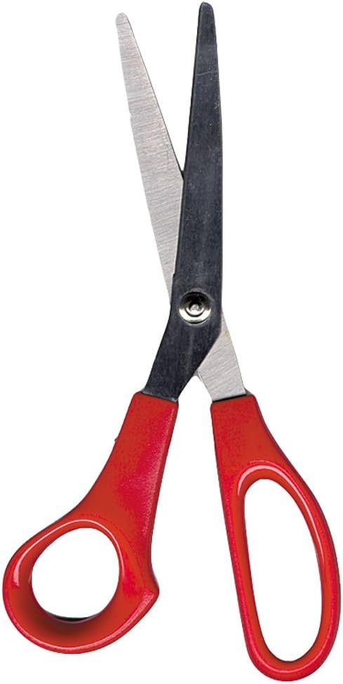 Studio Pro Foil Shears – Red Handle, Stainless Steel Blade, Stained Glass Pattern Shears