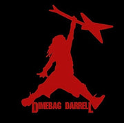 Dimebag Darrell Guitar Decal Sticker – Red, Approx. 6 Inch, Vog Trends 715