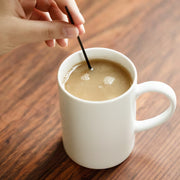Chef Craft Select 5-Inch Plastic Coffee & Cocktail Stirrer Straws – Black, 150 Count