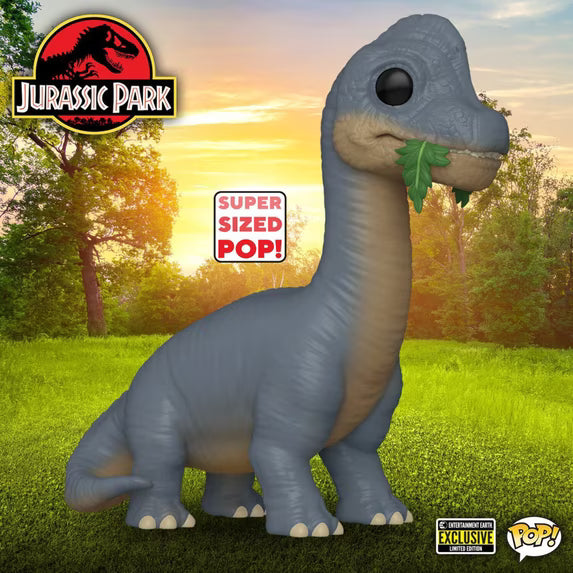 Funko Pop! Super Jurassic Park Brachiosaurus #1443 – 6-Inch Entertainment Earth Exclusive Vinyl Figure