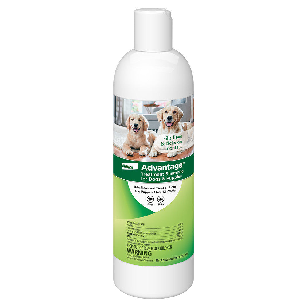 Advantage Flea & Tick Shampoo for Dogs & Puppies 8 oz | Kills Fleas & Ticks on Contact