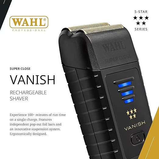 Wahl Professional 5 Star Vanish Cord/Cordless Foil Shaver, 8173-700